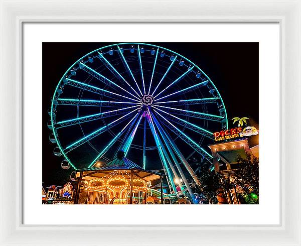 The Island Wheel Color - Framed Print