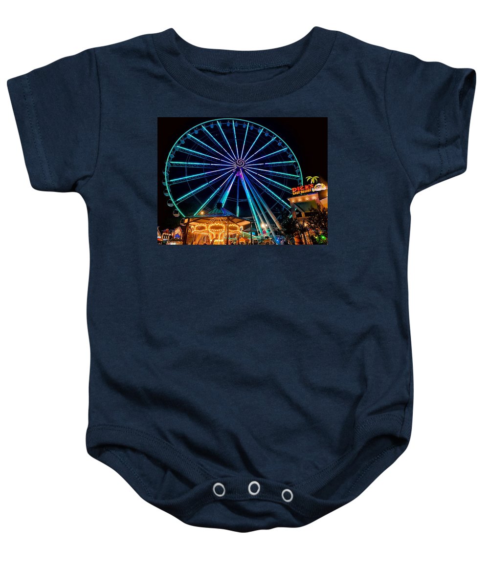 The Island Wheel Color - Baby Onesie
