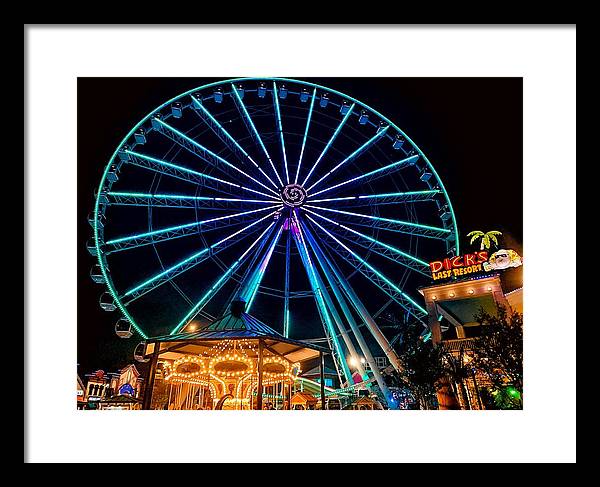 The Island Wheel Color - Framed Print