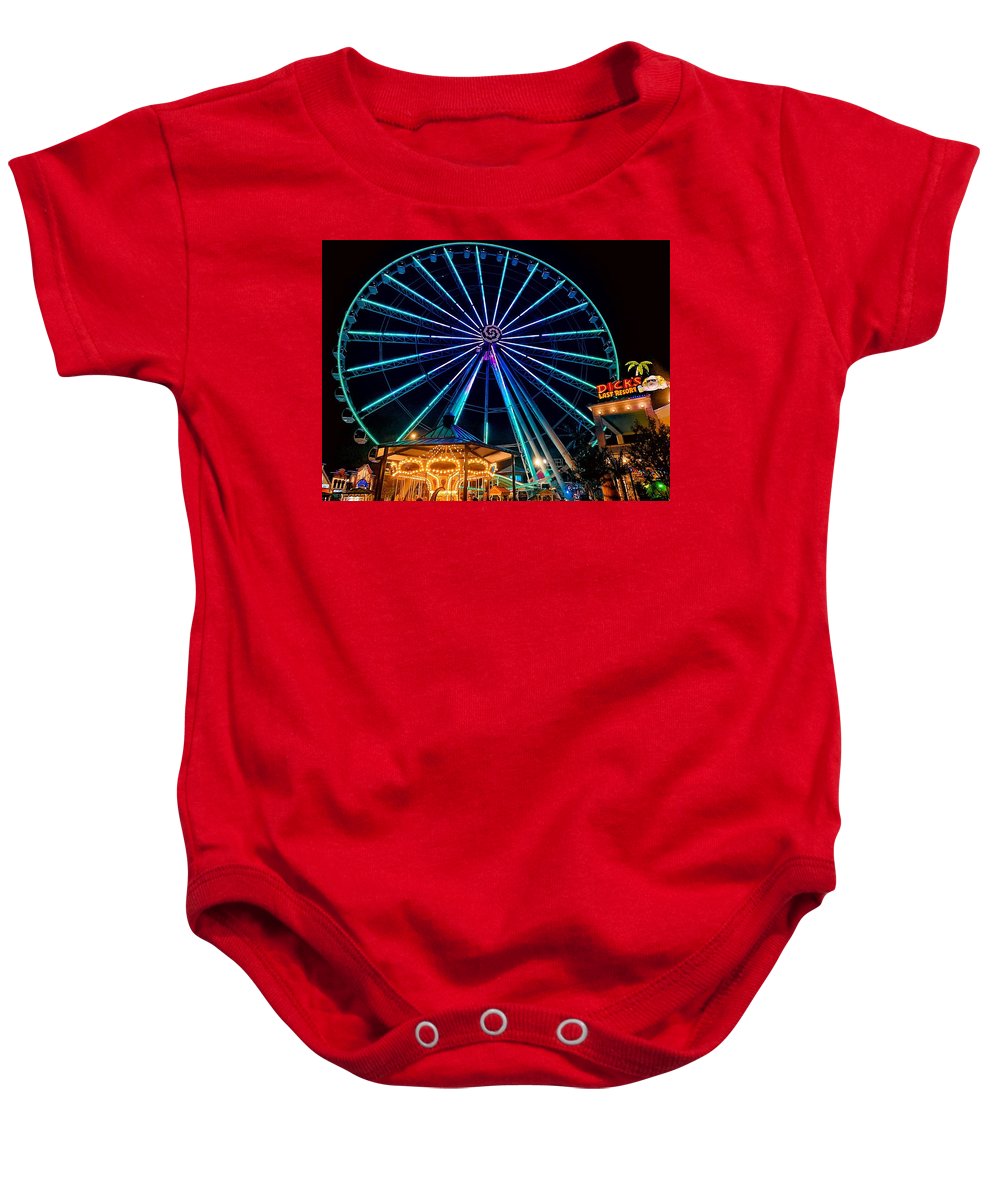 The Island Wheel Color - Baby Onesie
