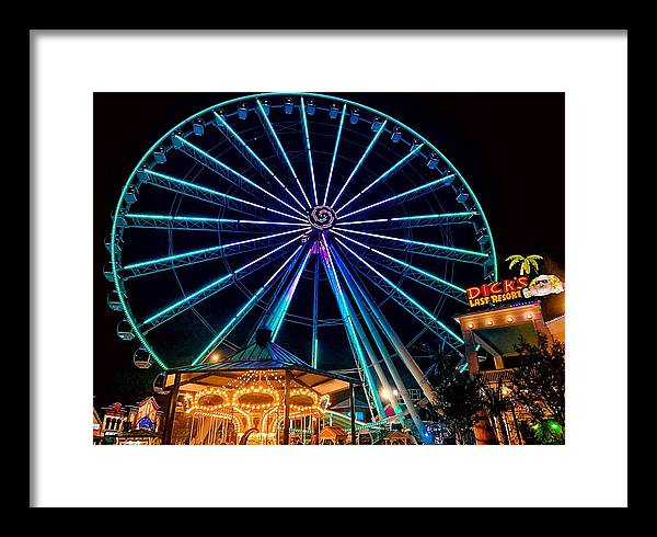 The Island Wheel Color - Framed Print