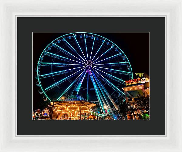 The Island Wheel Color - Framed Print