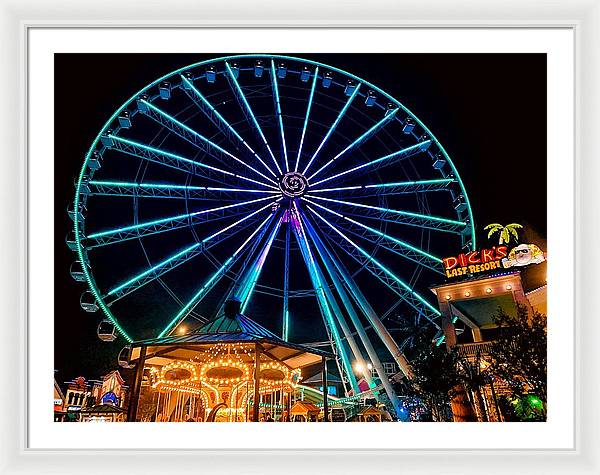 The Island Wheel Color - Framed Print