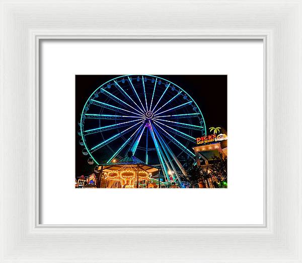 The Island Wheel Color - Framed Print