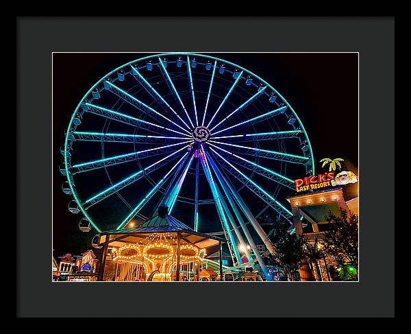 The Island Wheel Color - Framed Print