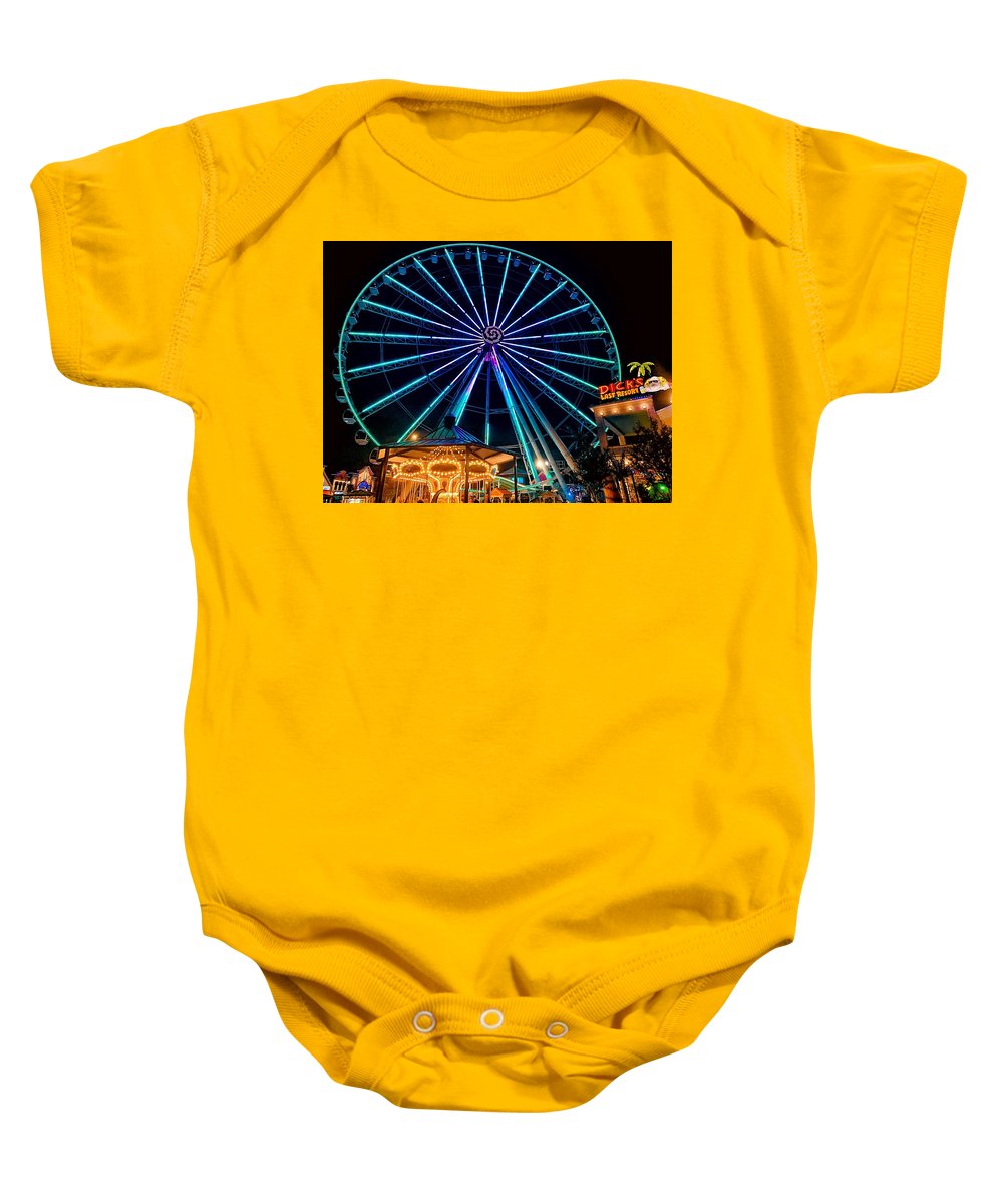 The Island Wheel Color - Baby Onesie