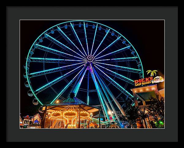 The Island Wheel Color - Framed Print
