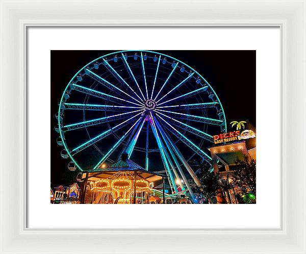 The Island Wheel Color - Framed Print