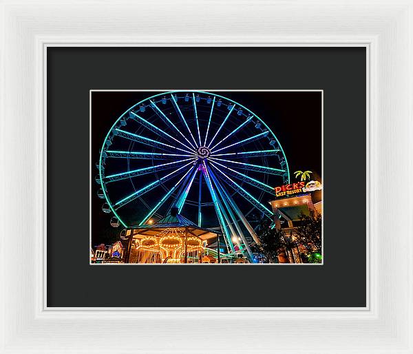 The Island Wheel Color - Framed Print