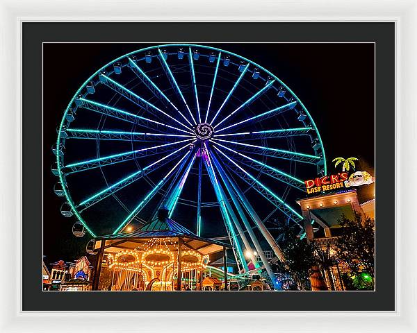 The Island Wheel Color - Framed Print