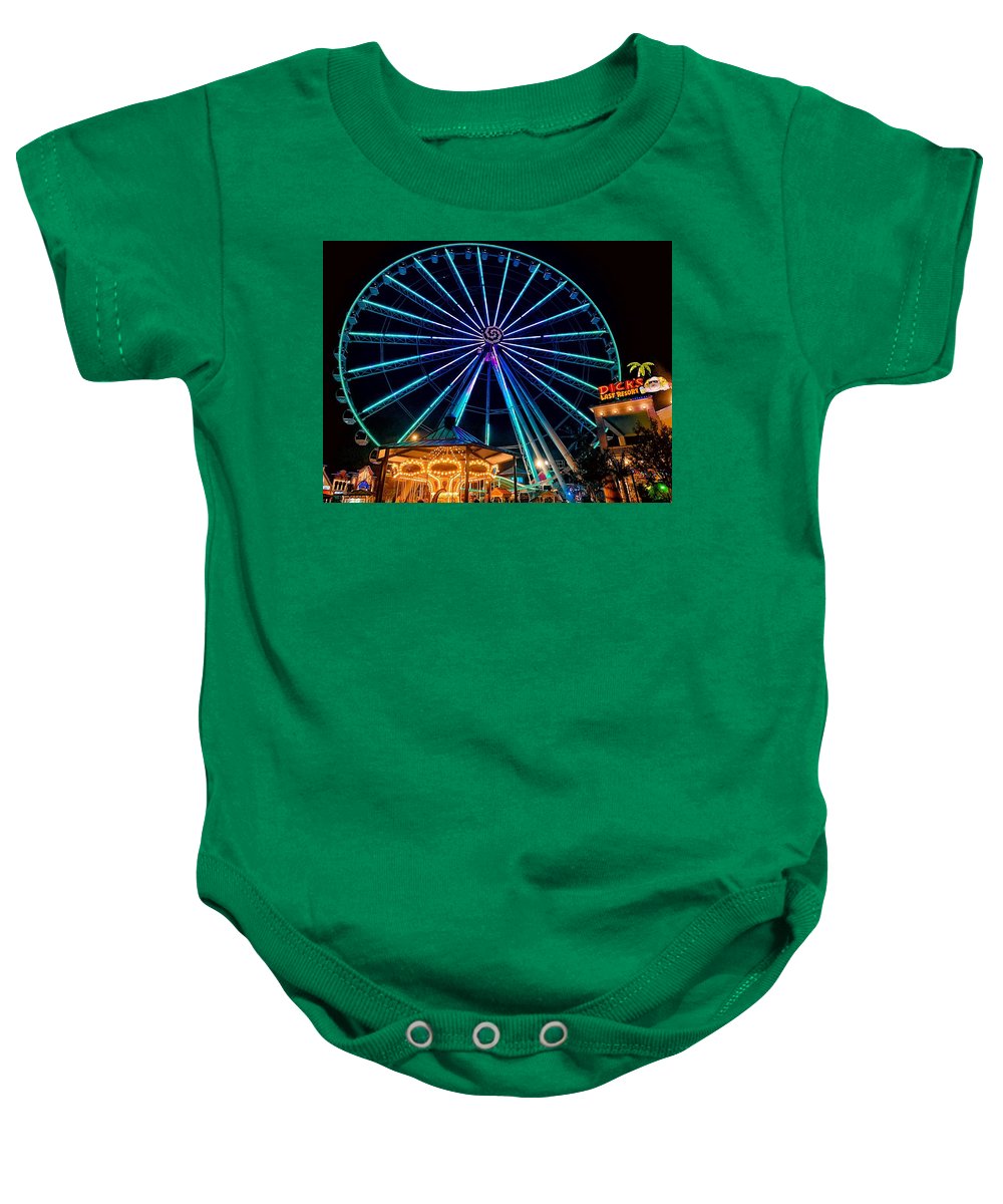The Island Wheel Color - Baby Onesie