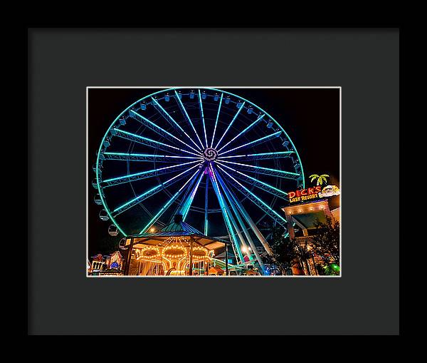The Island Wheel Color - Framed Print