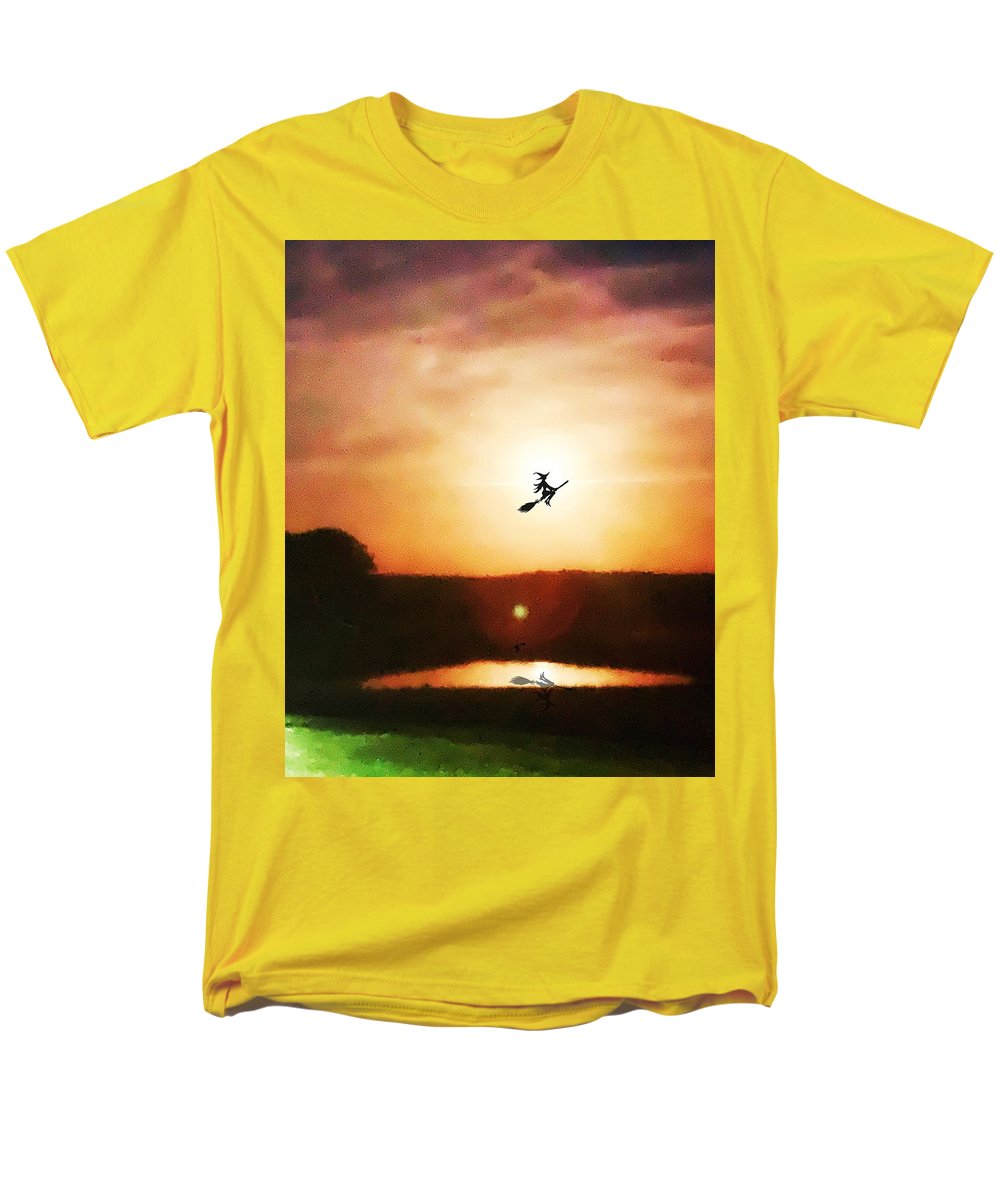 Traveling By Moonlight - Men's T-Shirt  (Regular Fit)