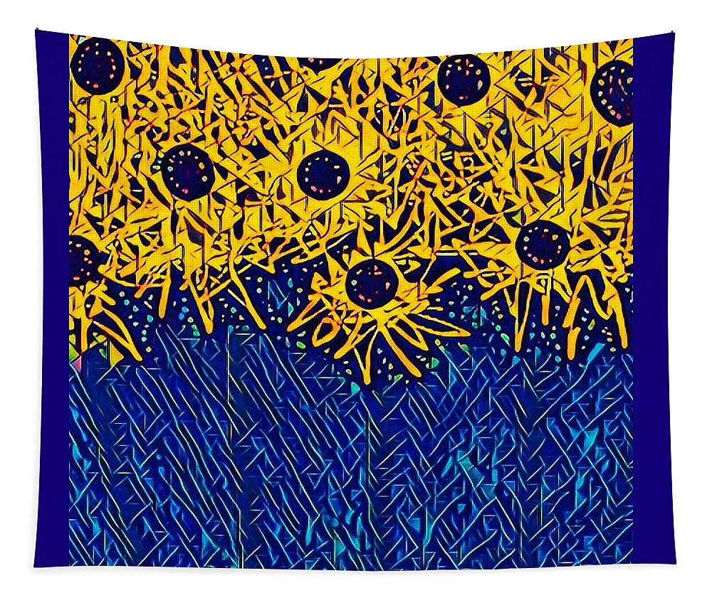 Abstracted Asteraceae - Tapestry