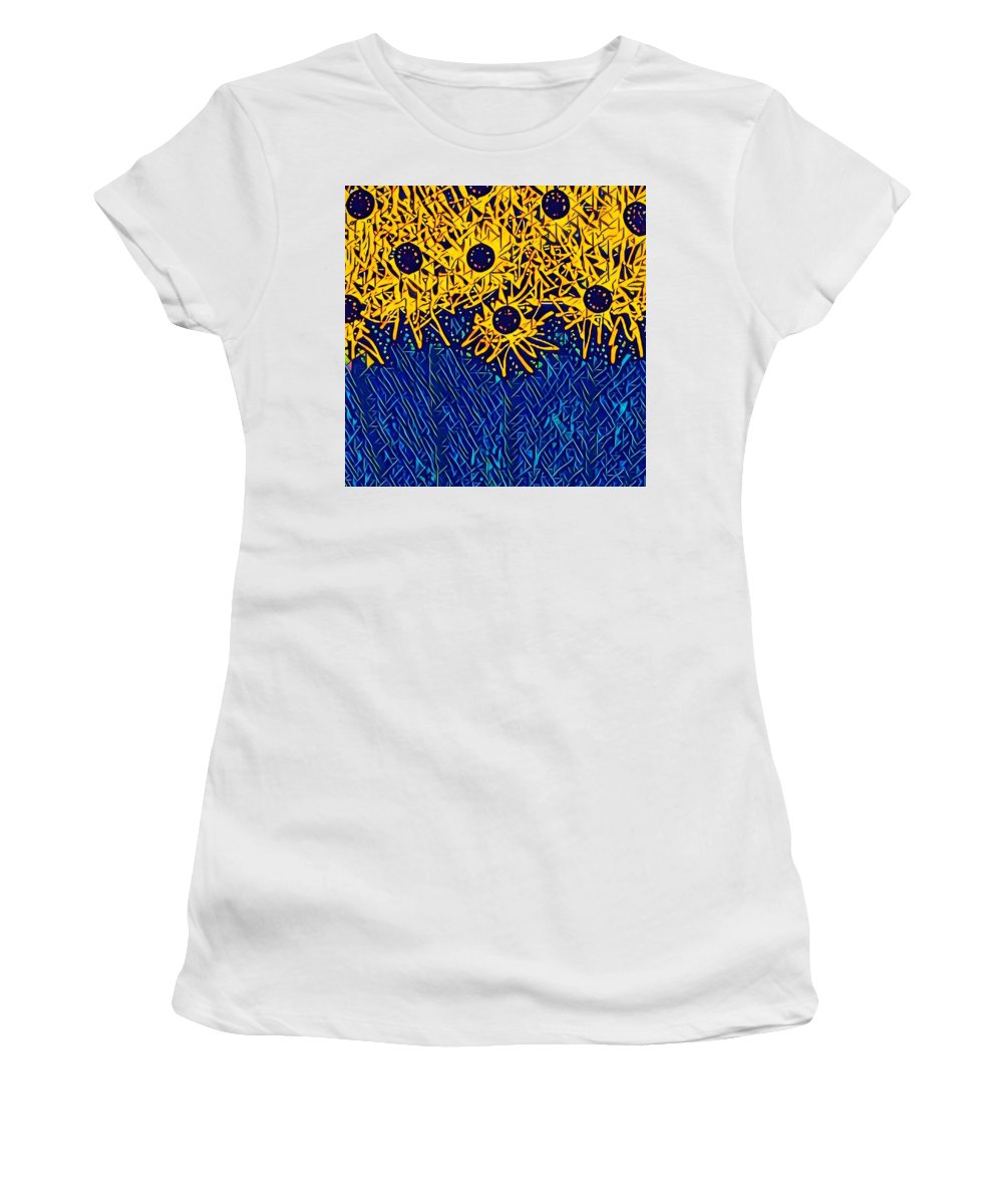 Abstracted Asteraceae - Women's T-Shirt