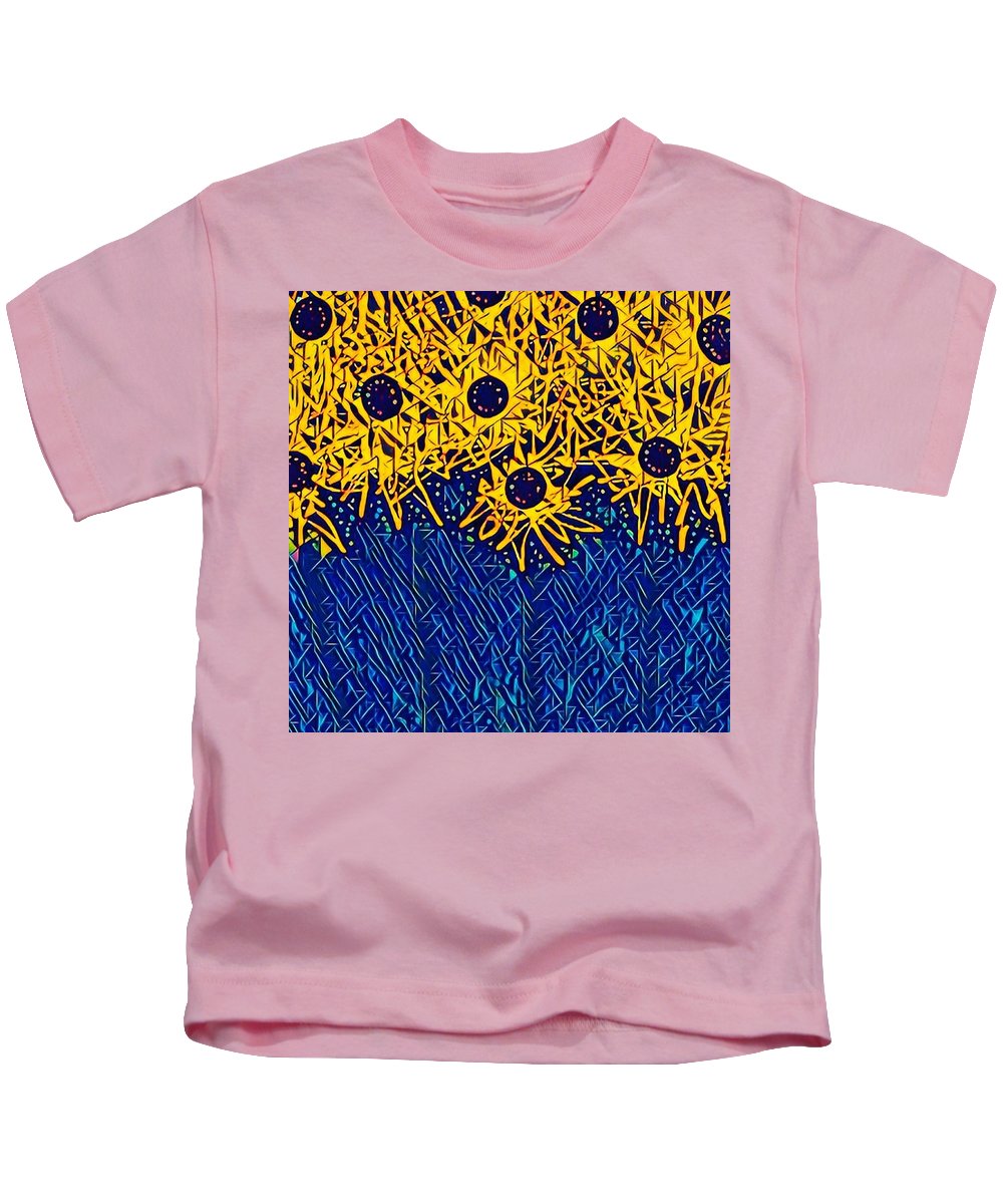 Abstracted Asteraceae - Kids T-Shirt