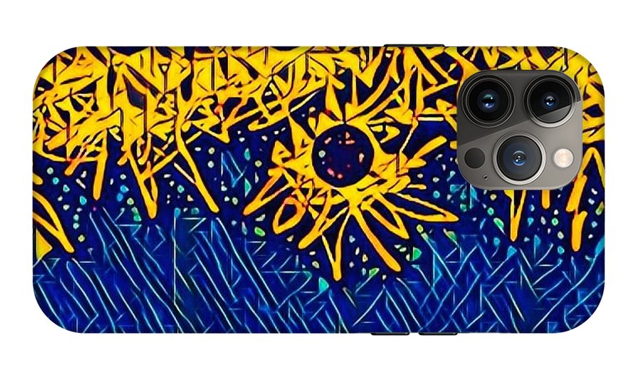 Abstracted Asteraceae - Phone Case