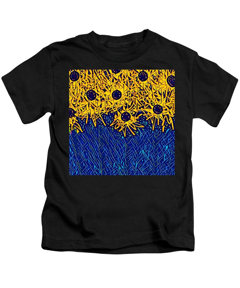 Abstracted Asteraceae - Kids T-Shirt