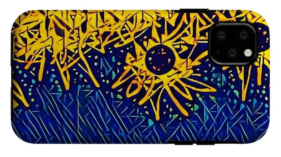 Abstracted Asteraceae - Phone Case