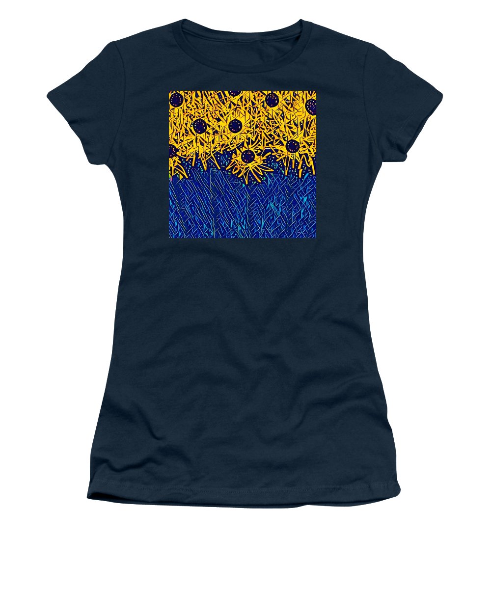 Abstracted Asteraceae - Women's T-Shirt