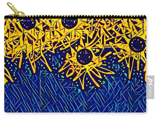 Abstracted Asteraceae - Carry-All Pouch