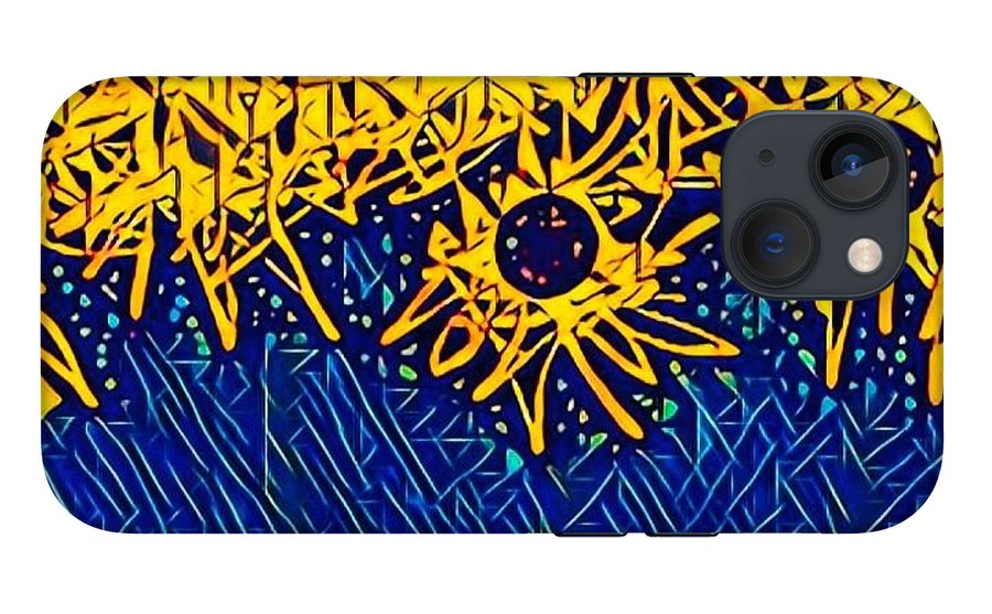 Abstracted Asteraceae - Phone Case