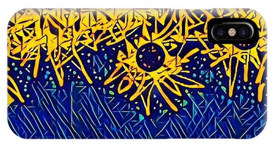 Abstracted Asteraceae - Phone Case