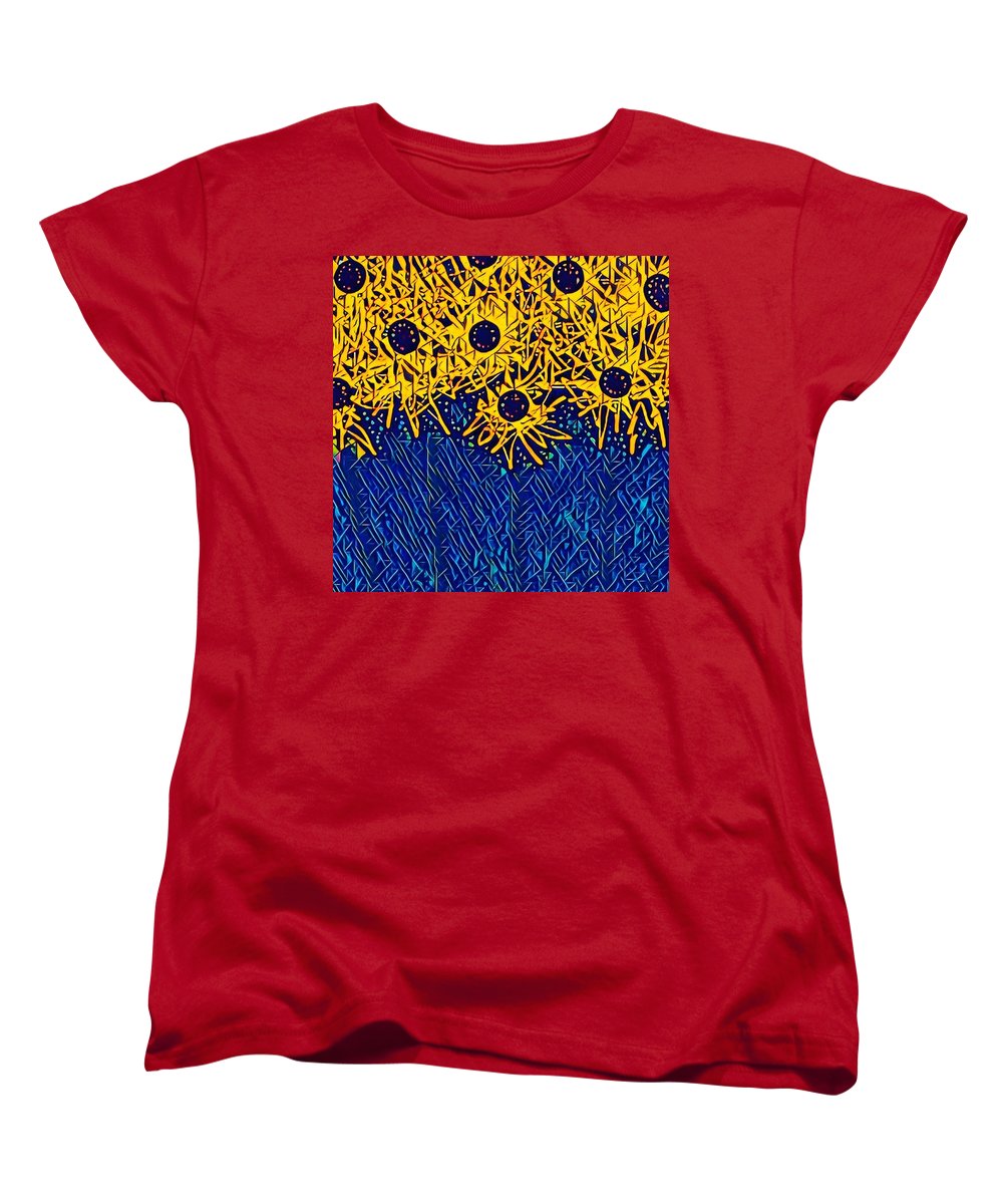 Abstracted Asteraceae - Women's T-Shirt (Standard Fit)