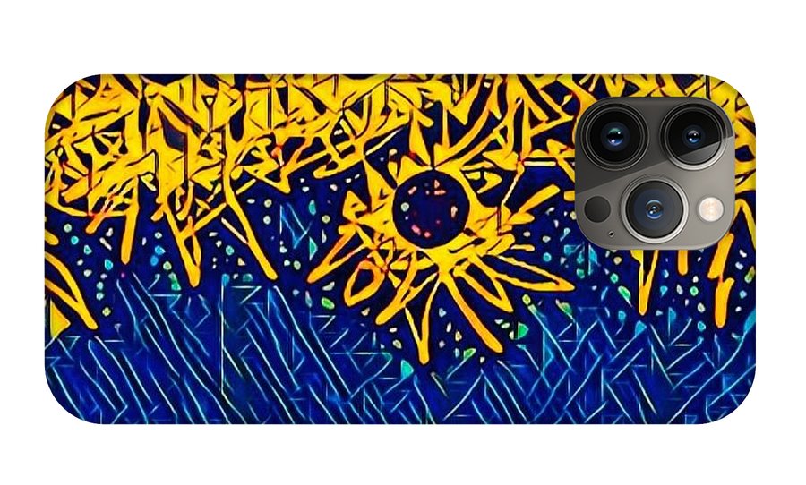 Abstracted Asteraceae - Phone Case