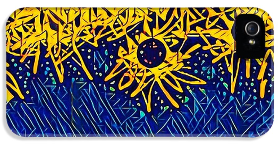 Abstracted Asteraceae - Phone Case