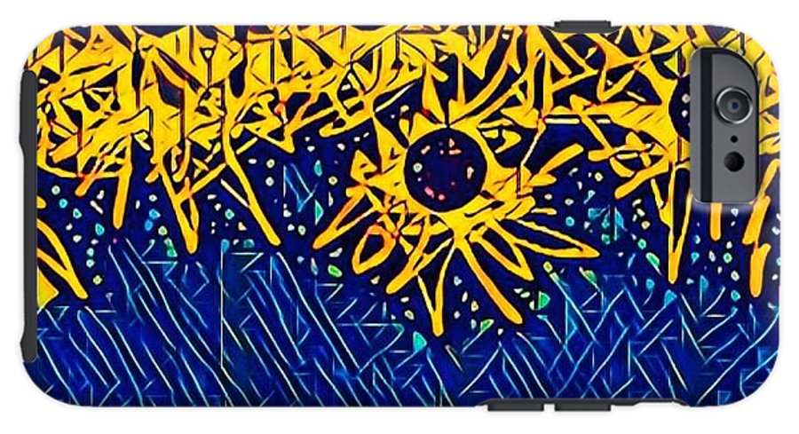 Abstracted Asteraceae - Phone Case