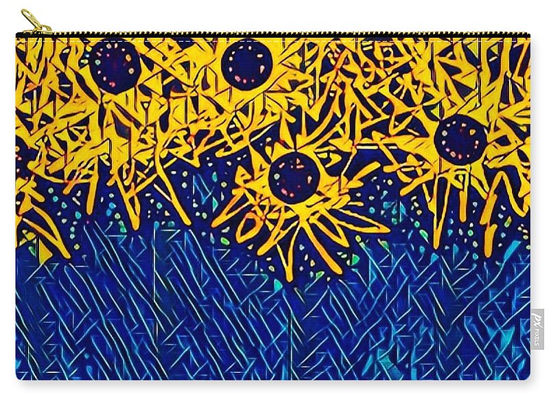 Abstracted Asteraceae - Carry-All Pouch