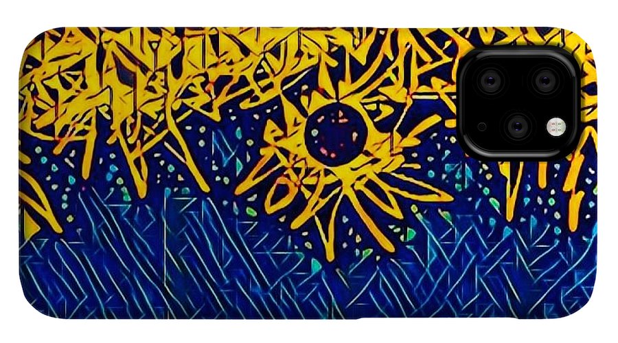 Abstracted Asteraceae - Phone Case