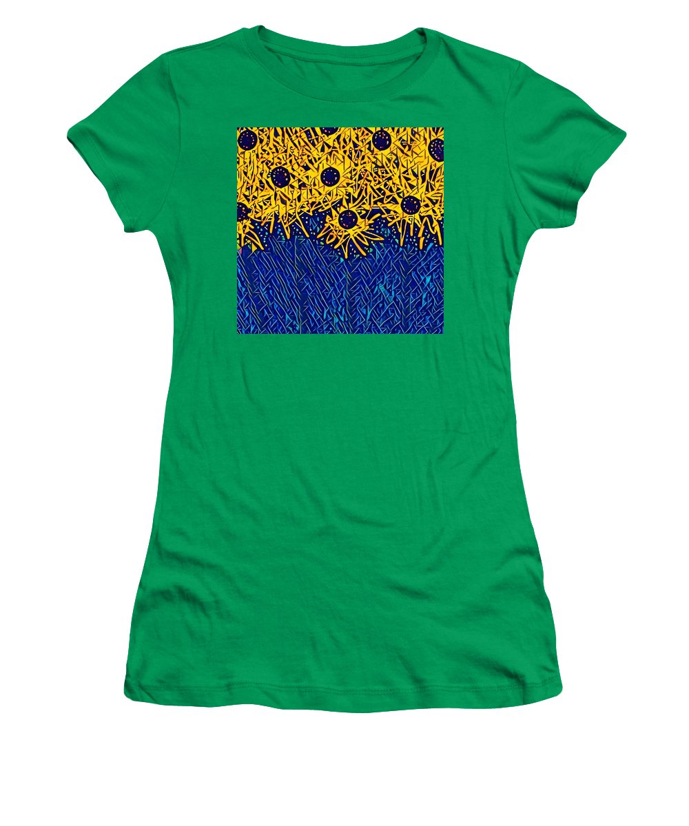 Abstracted Asteraceae - Women's T-Shirt