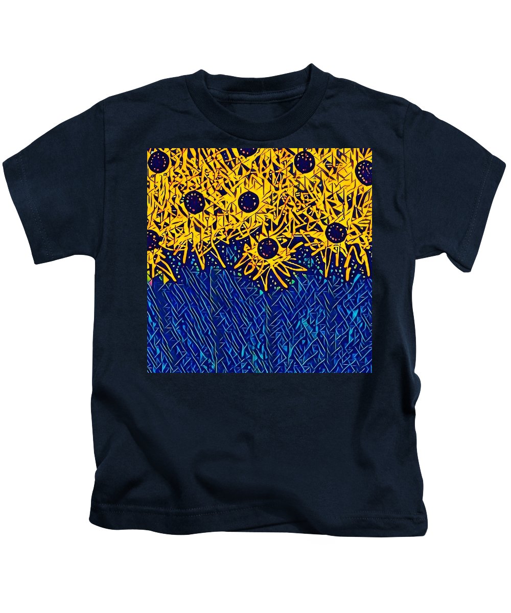 Abstracted Asteraceae - Kids T-Shirt