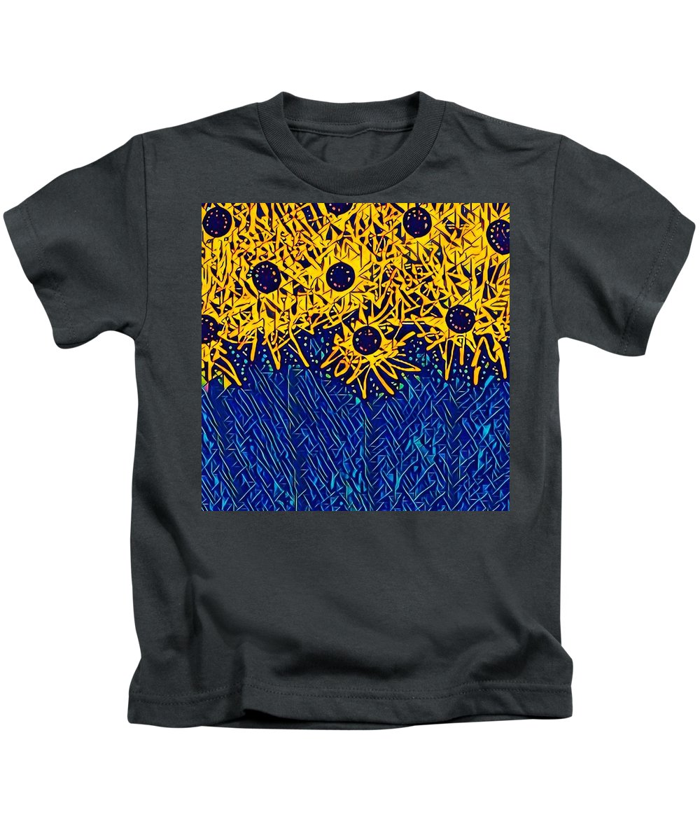 Abstracted Asteraceae - Kids T-Shirt