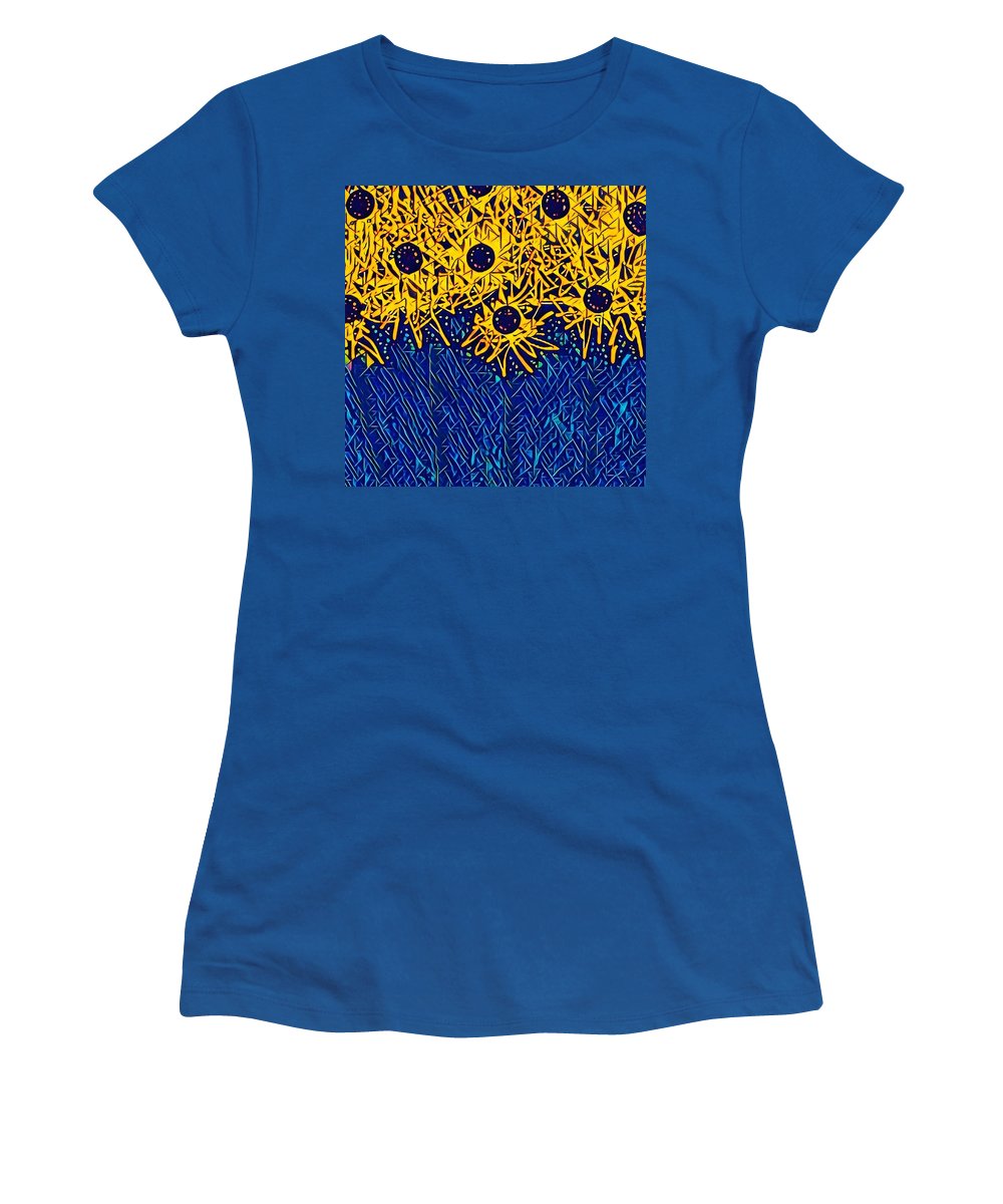 Abstracted Asteraceae - Women's T-Shirt