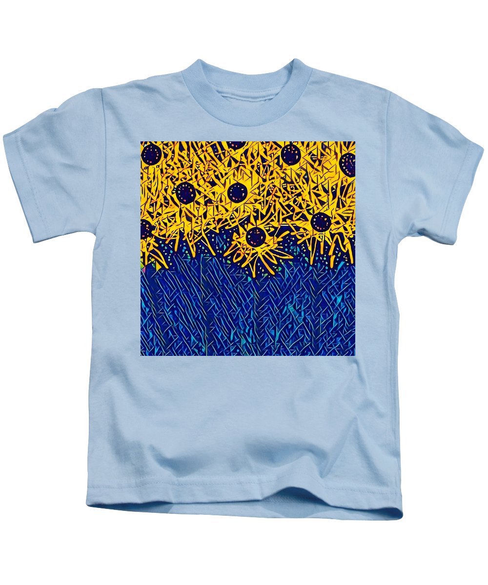 Abstracted Asteraceae - Kids T-Shirt