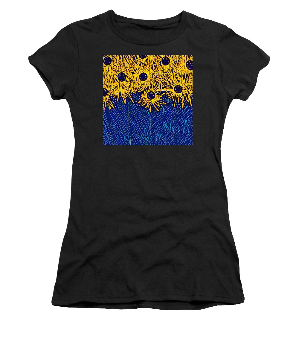 Abstracted Asteraceae - Women's T-Shirt