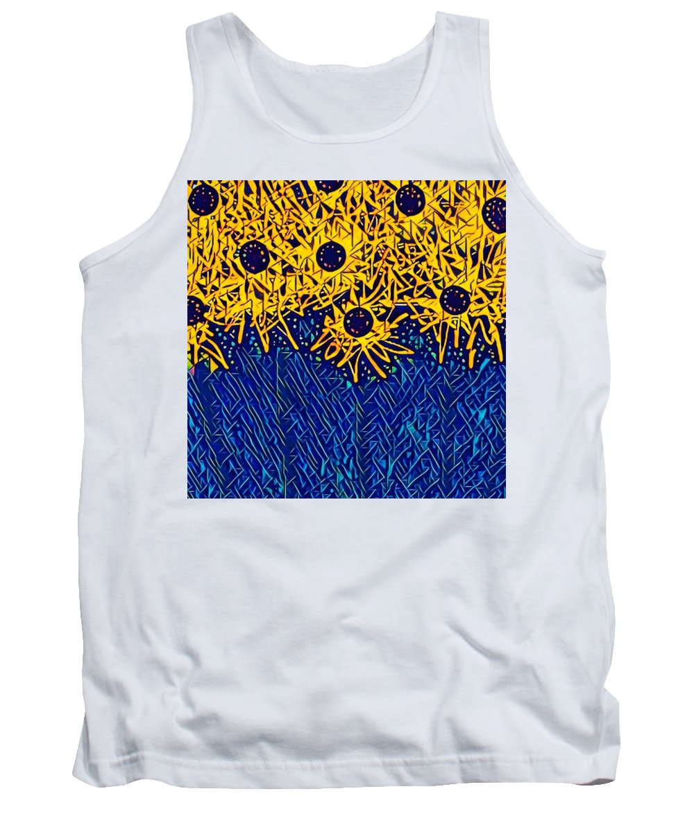 Abstracted Asteraceae - Tank Top