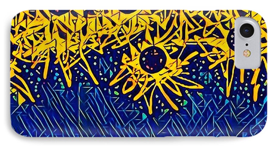 Abstracted Asteraceae - Phone Case