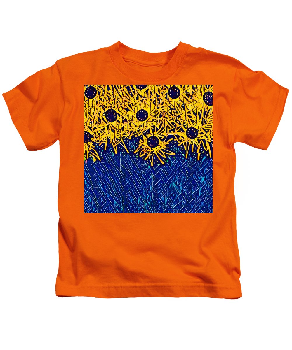 Abstracted Asteraceae - Kids T-Shirt