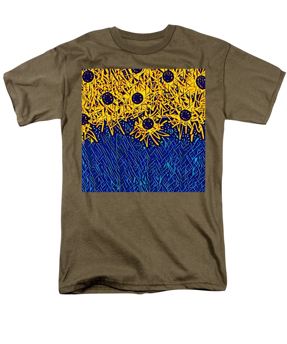 Abstracted Asteraceae - Men's T-Shirt  (Regular Fit)