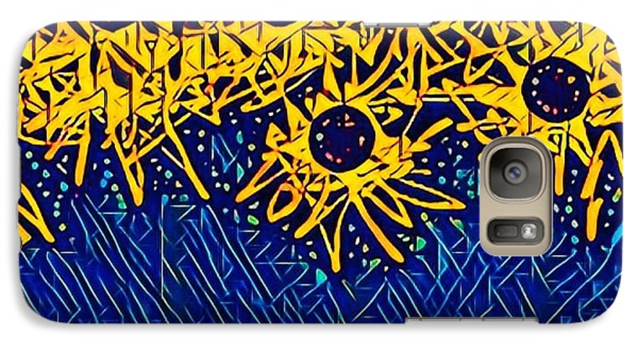 Abstracted Asteraceae - Phone Case