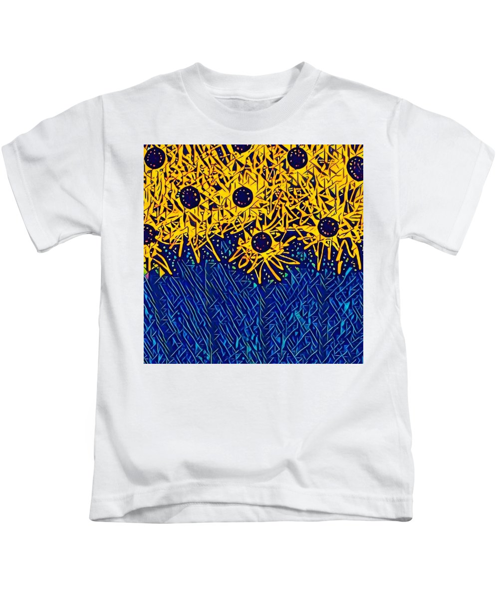 Abstracted Asteraceae - Kids T-Shirt