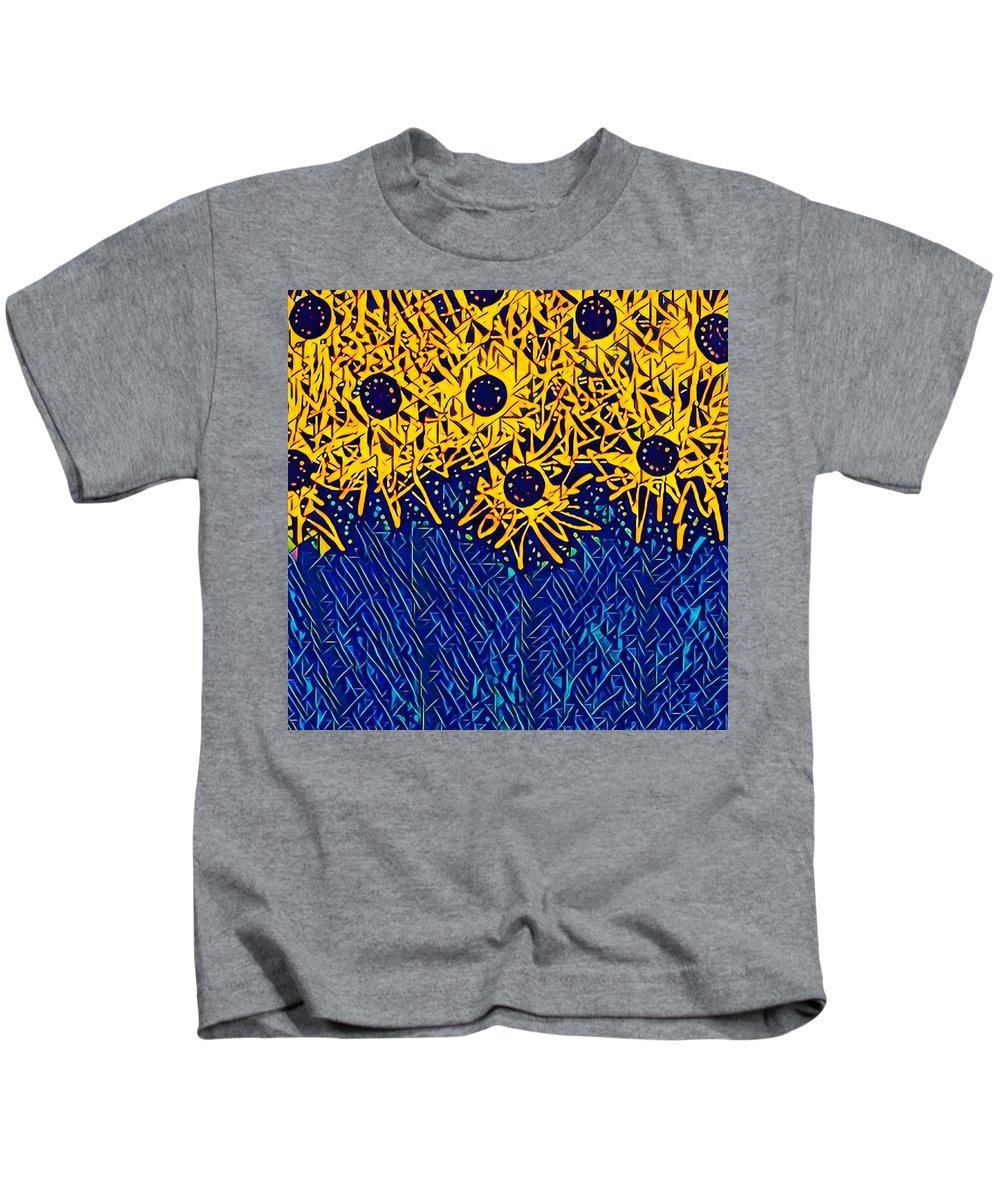 Abstracted Asteraceae - Kids T-Shirt