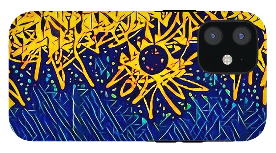 Abstracted Asteraceae - Phone Case