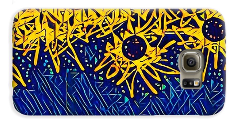 Abstracted Asteraceae - Phone Case