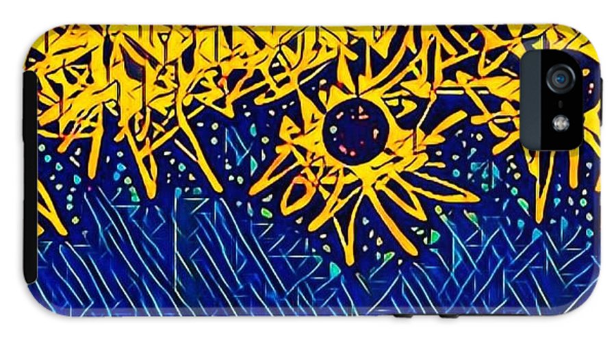 Abstracted Asteraceae - Phone Case