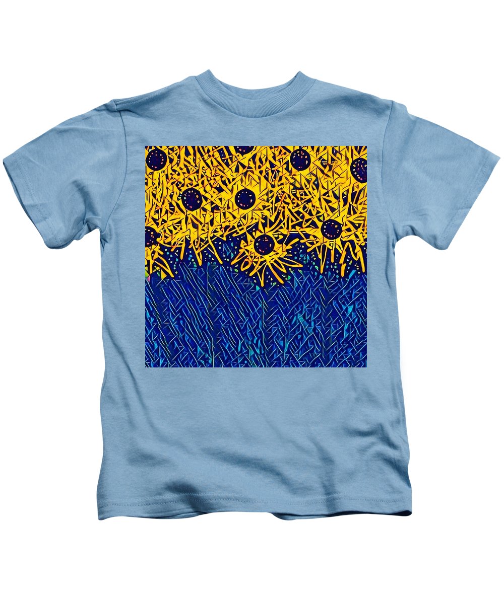 Abstracted Asteraceae - Kids T-Shirt